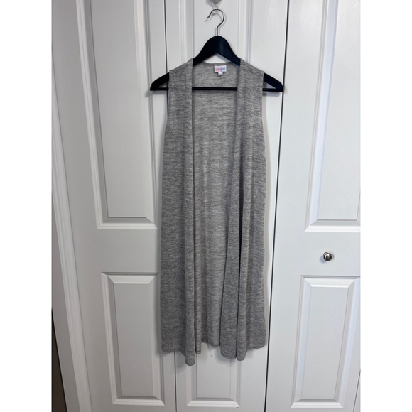Women's LuLaRoe Vest Size XS Gray - Picture 1 of 4